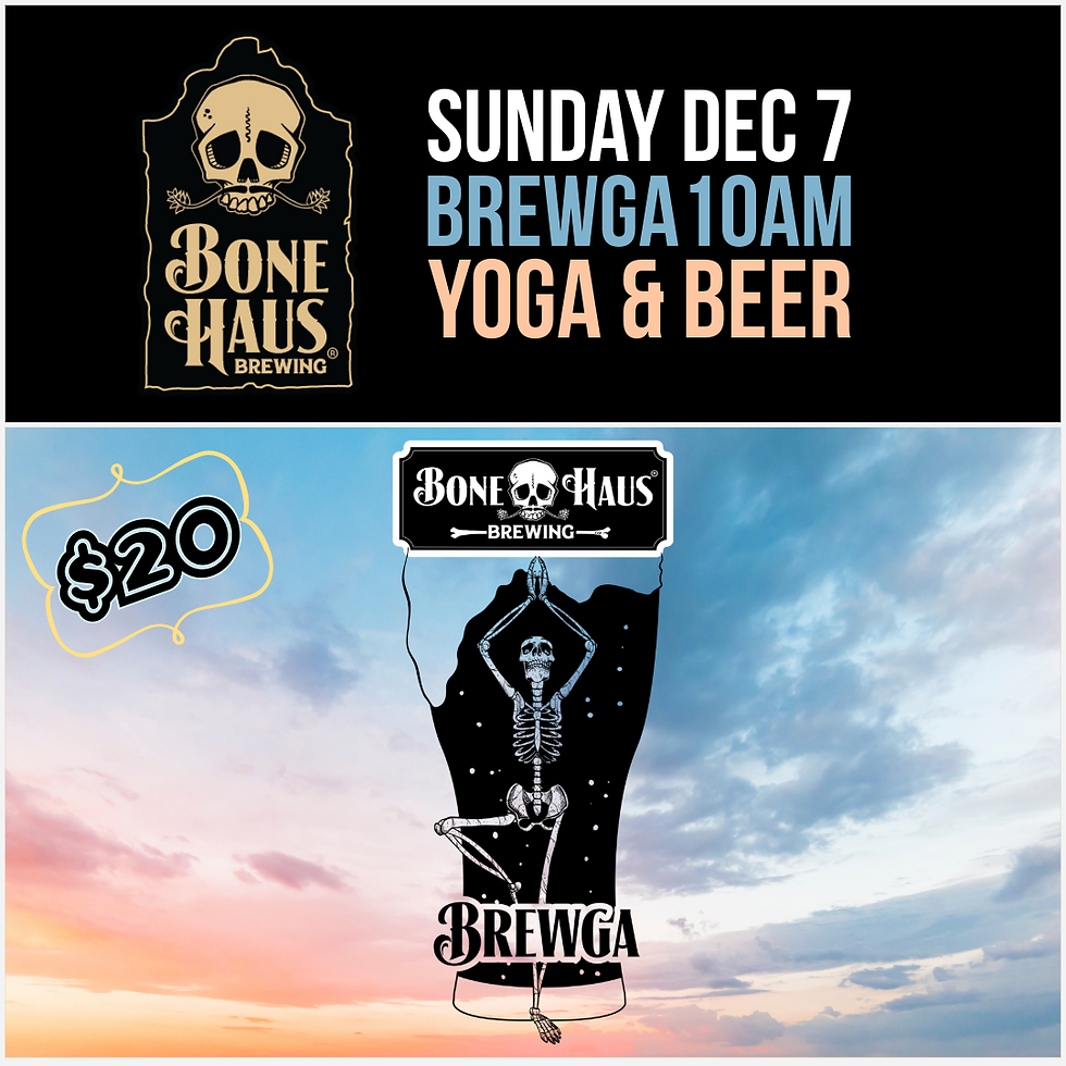Brewga: Yoga & Beer