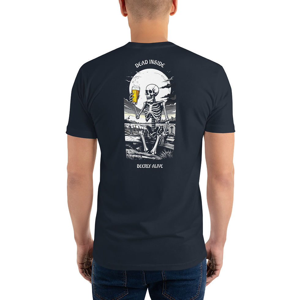 Thumbnail: Dead Inside, Beerly Alive Short Sleeve T-shirt