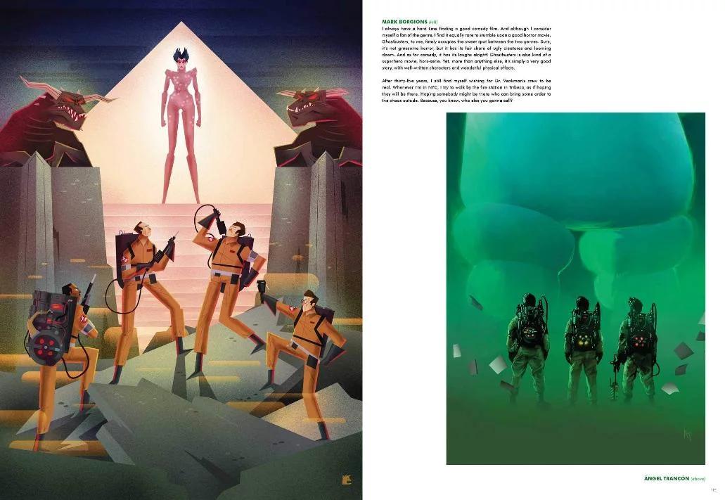 Ghostbusters Artbook Printed in Blood