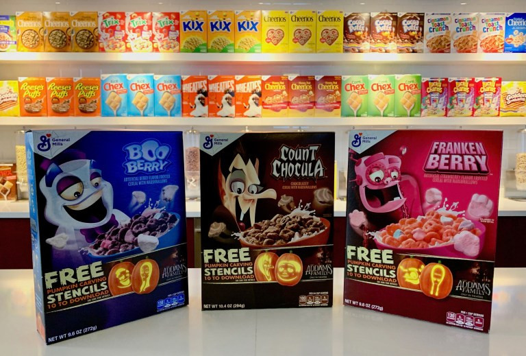 Cereal Monsters Addams Family Cross-Promotion