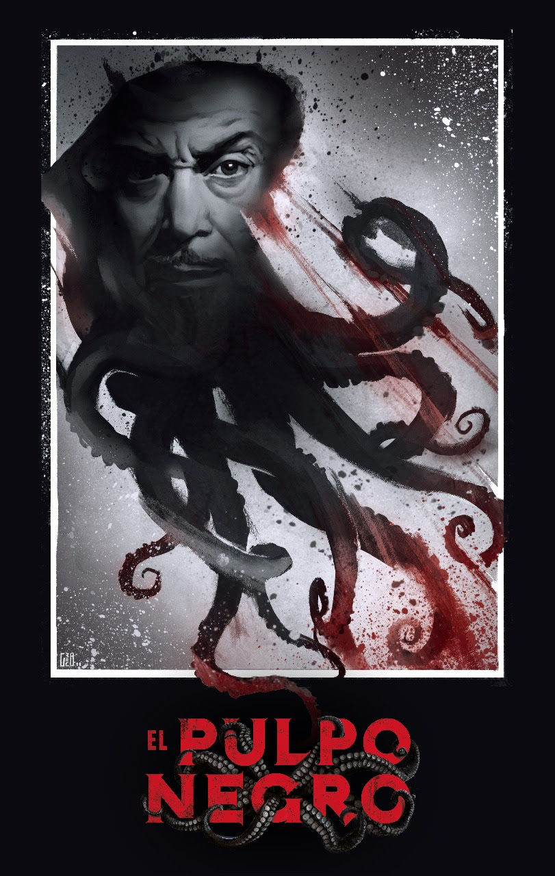 The Black Octopus El Pulpo Negro Poster Onetti