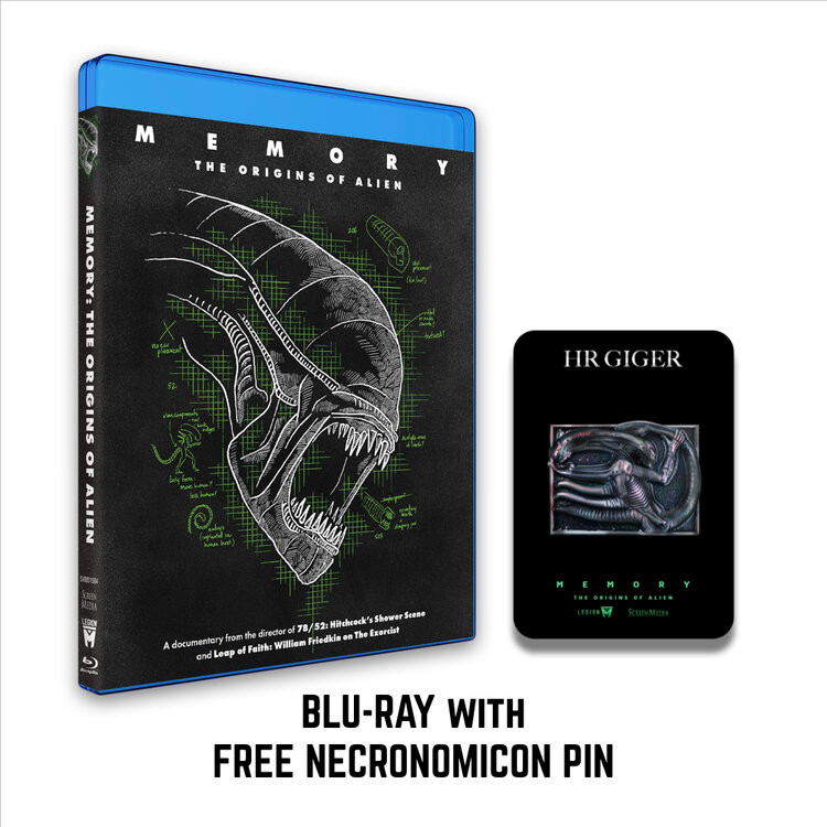 Memory: The Origins of Alien Blu-ray Enamel Pin Giger