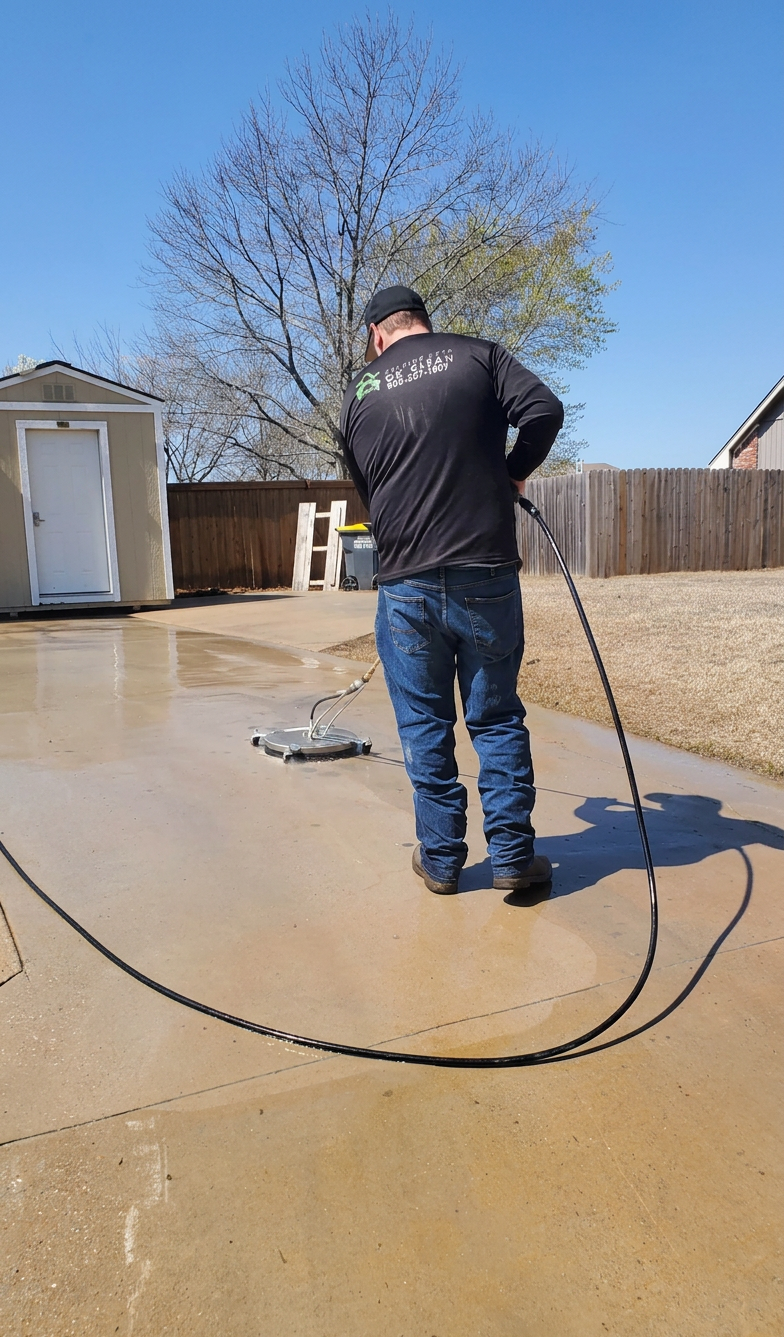 Driveway Pressure Washing