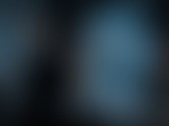 A man looking at his AI girlfriend in a big mirror