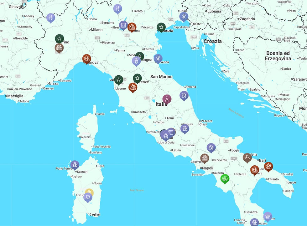 Mappa siti prova tecnico pratica