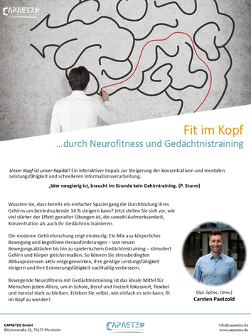 Neurofitness und Gedächtnistraining