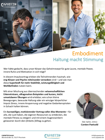 Embodiment im Arbeitsalltag