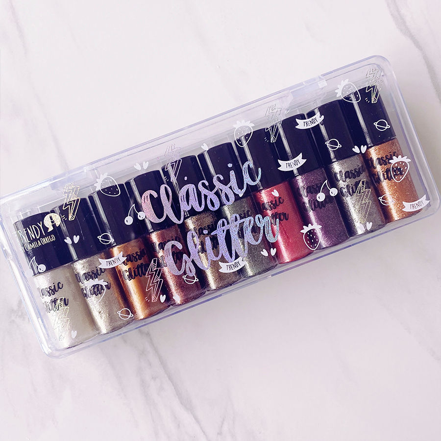 Miniatura: DELINEADOR GLITTER X 10 TRENDY CLASSIC GLITTER REF P5004