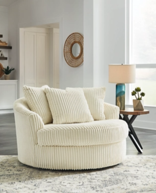 Thumbnail: Lindyn Oversized Swivel Accent Chair