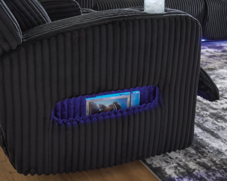Thumbnail: Forest Lake Sofa and Loveseat - Black