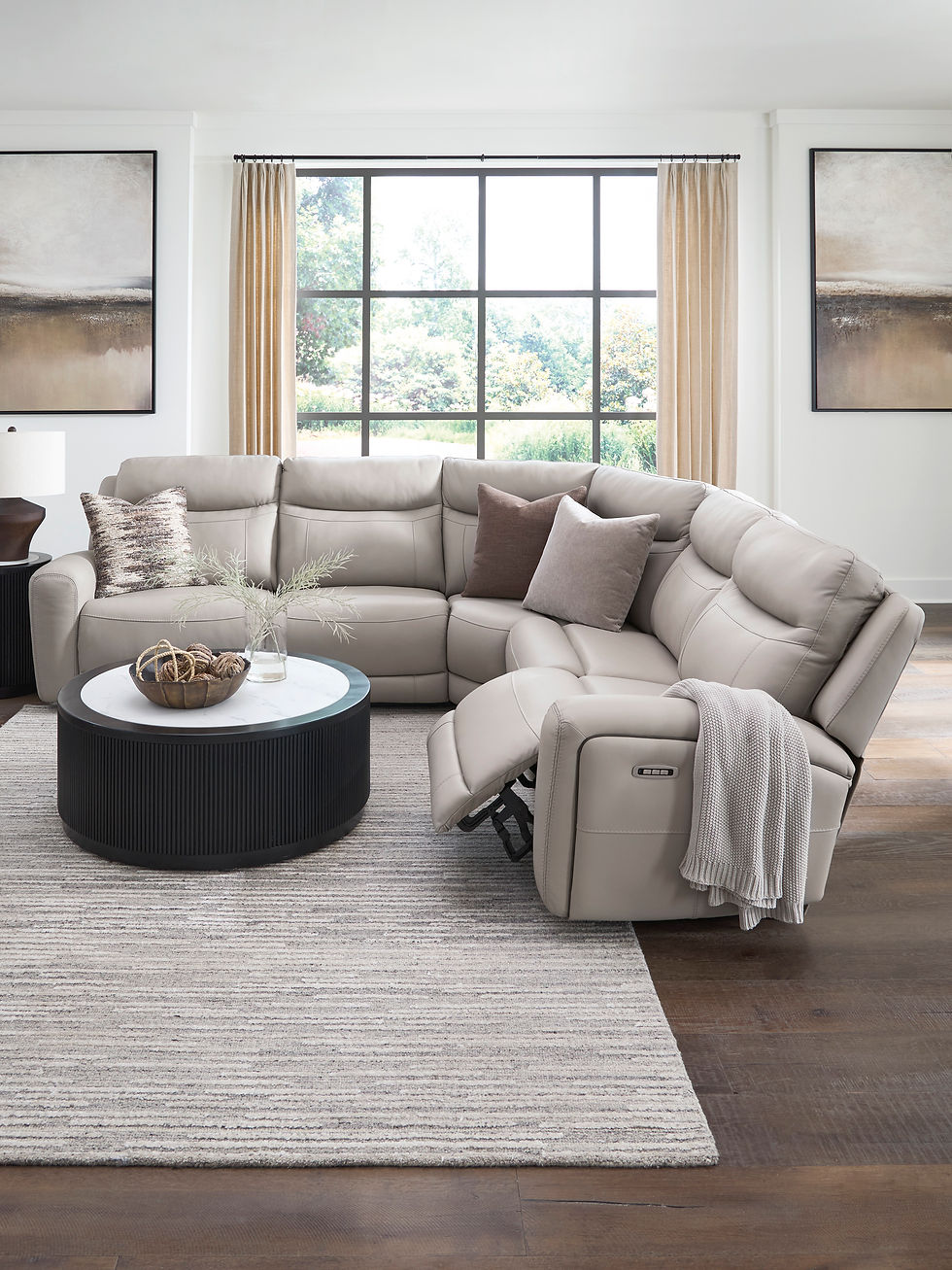 Thumbnail: Gravier 5-Piece Power Reclining Sectional