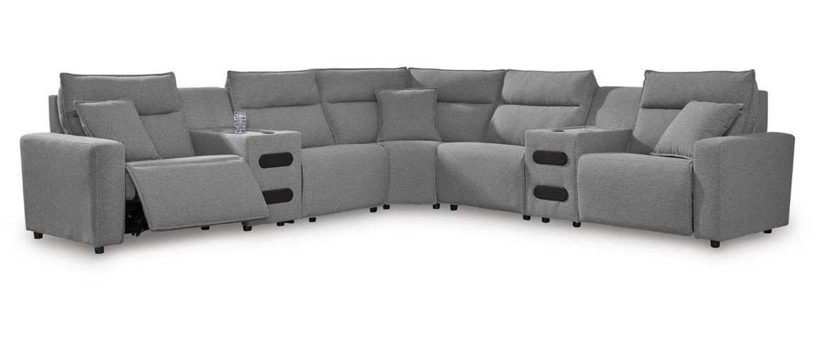 Modmax 5-Piece Power Reclining Sectional with Audio Consoles