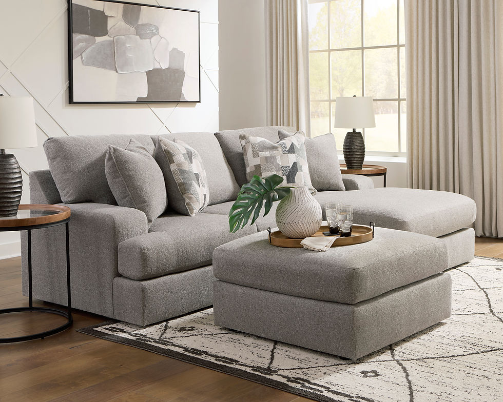 Thumbnail: Lindon Nuvella 2-Piece Sectional with Chaise