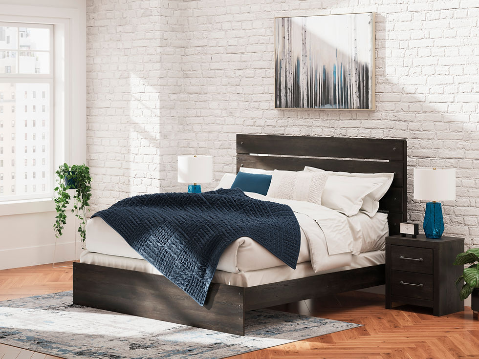 Thumbnail: Hollivern Two Drawer Nightstand