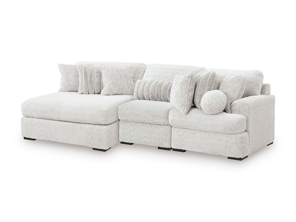 Thumbnail: Snodoodle Cuddle Plush 3-Piece Sectional with Chaise