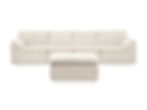 Thumbnail: Fannin Boneless 4-Piece Sectional with Ottoman