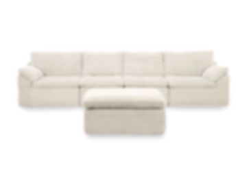 Fannin Boneless 4-Piece Sectional with Ottoman