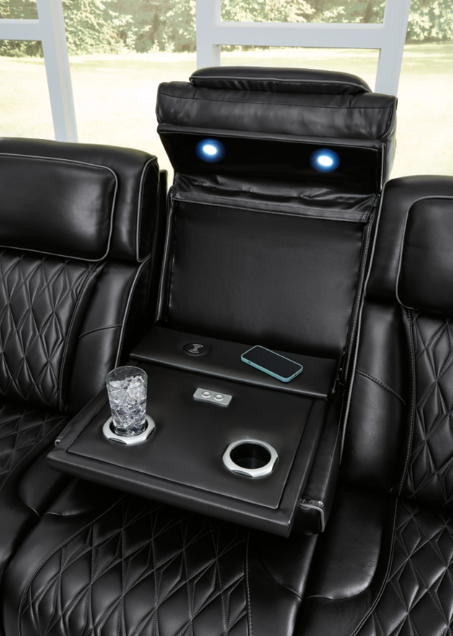 Thumbnail: Boyington Sofa and Loveseat - Black