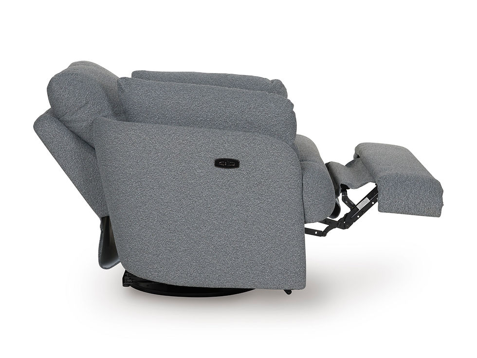 Thumbnail: Alainmont Next-Gen Nuvella Swivel Power Recliner