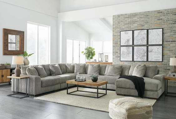 Thumbnail: Lindyn 6-Piece Sectional with Chaise