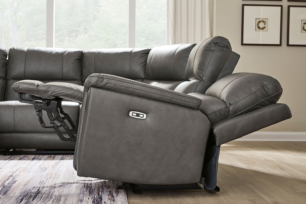 Thumbnail: Beryton Bleckley 6-Piece Power Reclining Sectional