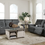 Thumbnail: Barnsana Sofa and Loveseat - Gravel