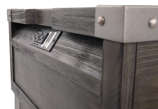 Thumbnail: Todoe End Table with USB Ports & Outlets