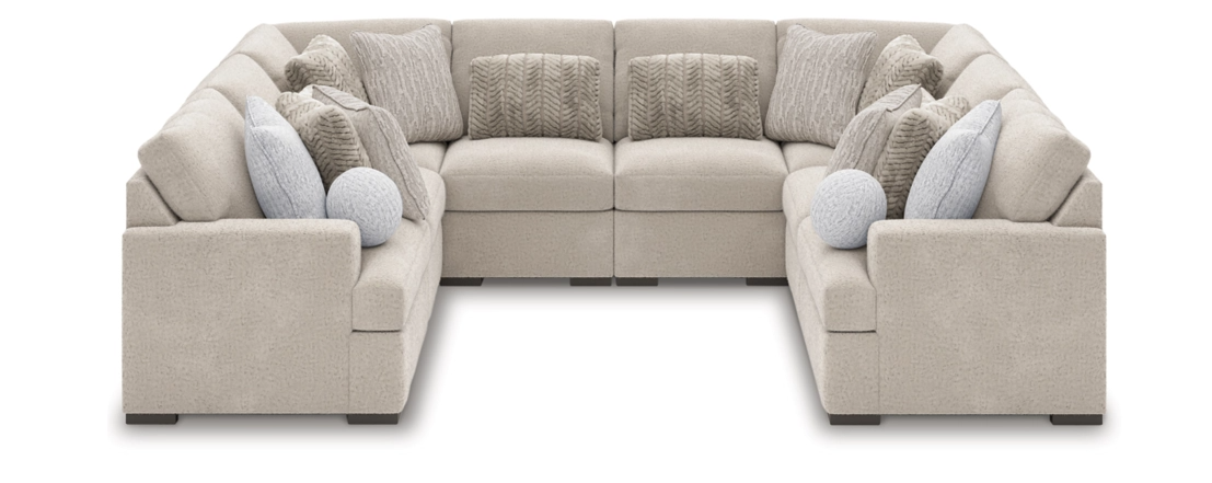 Cuddle Plush 10-Piece Sectional