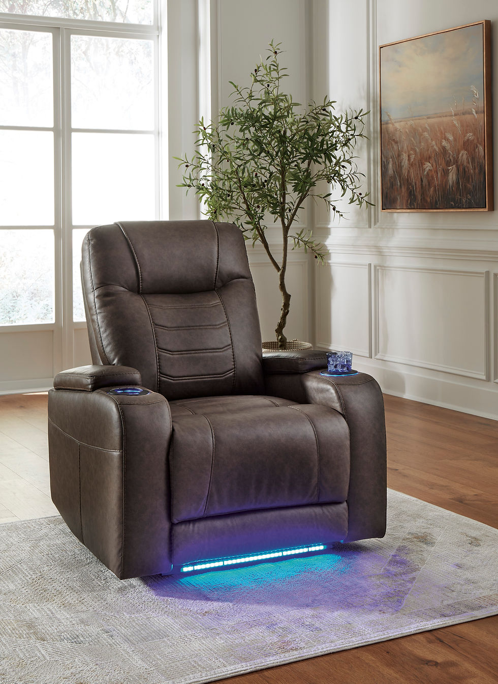 Thumbnail: Schooner Rocks PWR Recliner/ADJ Headrest