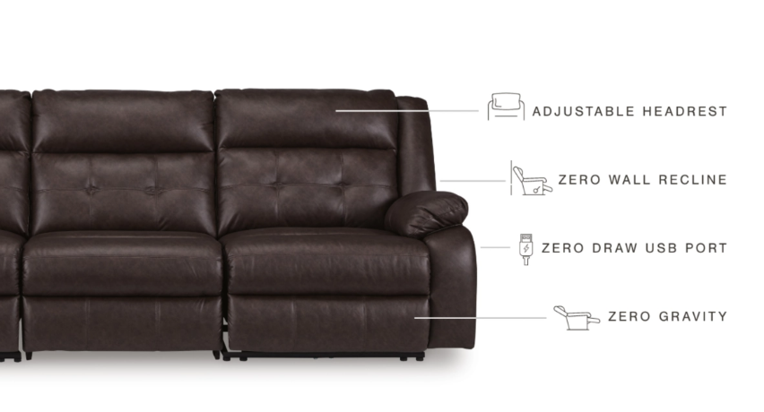 Thumbnail: Punch Up 3-Piece Power Reclining Sectional Sofa