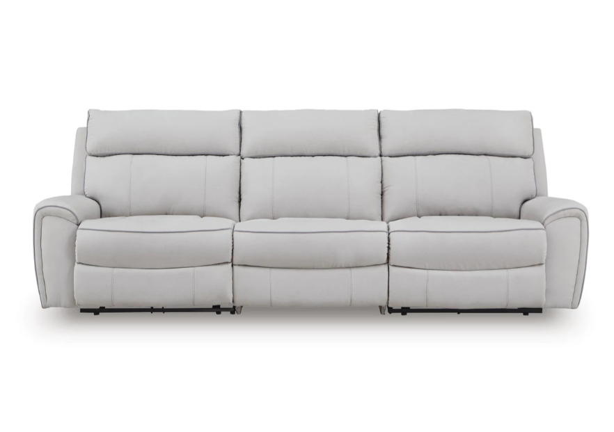 Grafton Pike Social Pointe 3-Piece Power Reclining Sectional Sofa