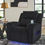 Thumbnail: Forest Lake LED PWR Recliner/ADJ Headrest - Onyx