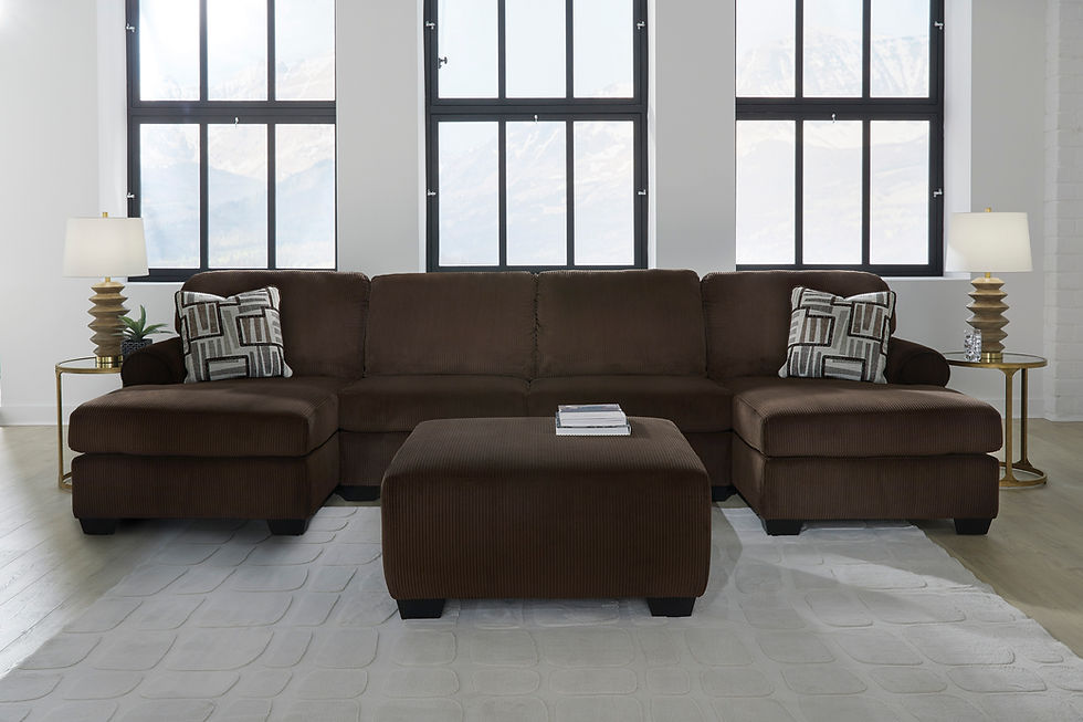 Thumbnail: Kimlee 3-Piece Sectional with Double Chaise