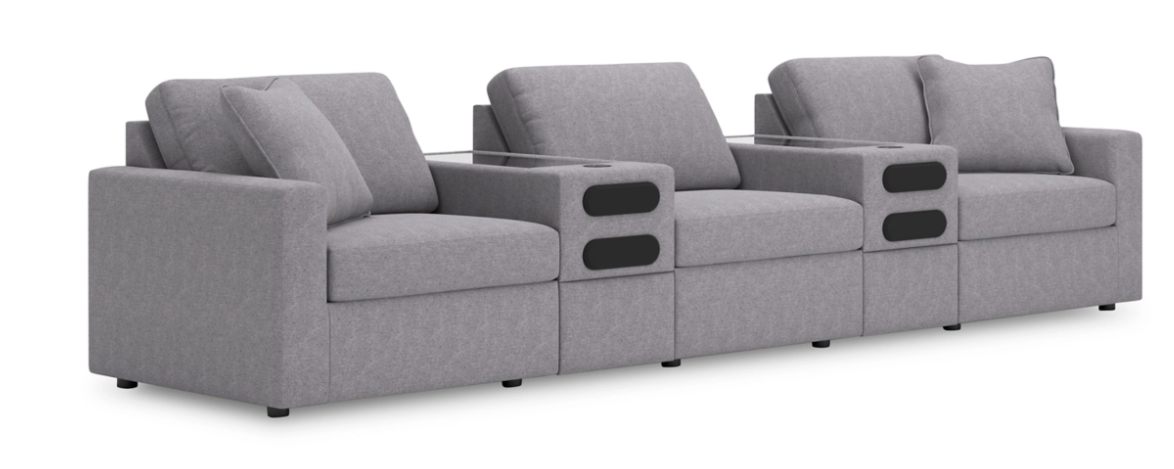 Modmax 5-Piece Sectional with Audio Consoles