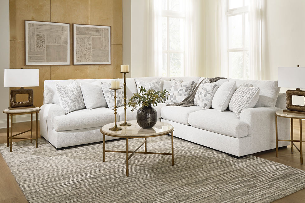 Thumbnail: Wynncroft Manor Nuvella 3-Piece Sectional