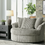 Thumbnail: Lindyn Oversized Swivel Accent Chair