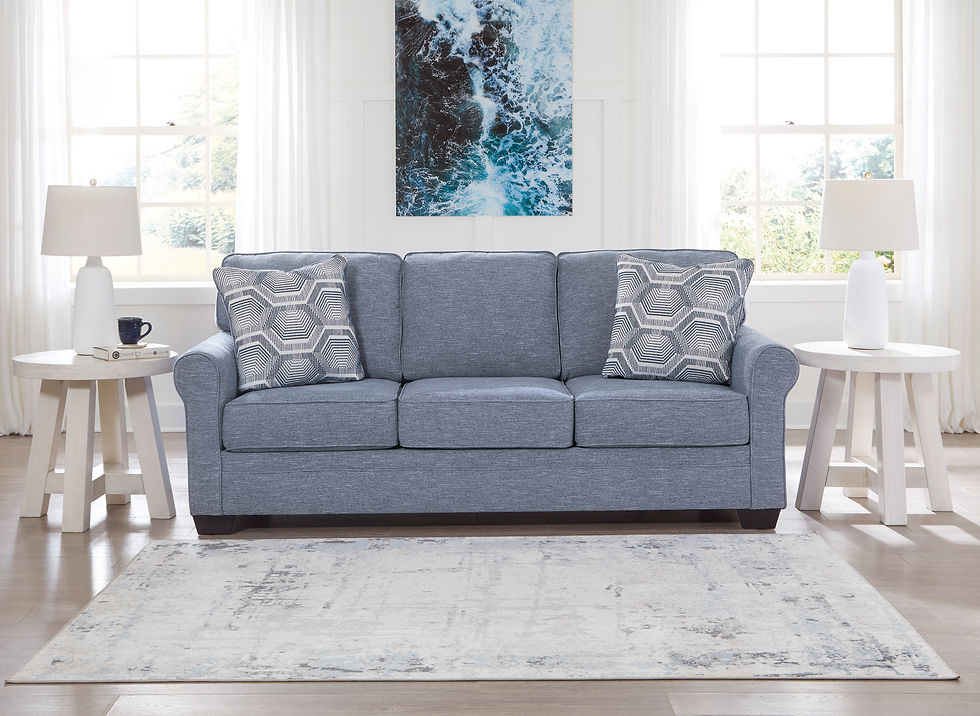 Thumbnail: Carissa Manor Next-Gen Nuvella Queen Sofa Sleeper