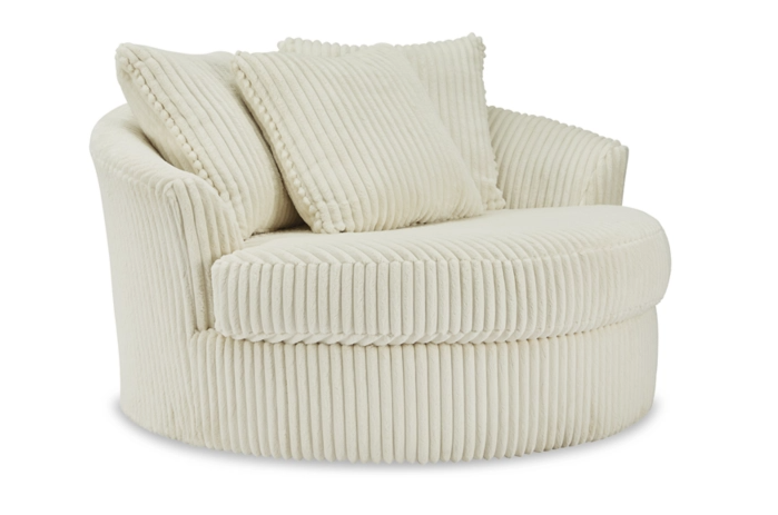 Thumbnail: Lindyn Oversized Swivel Accent Chair