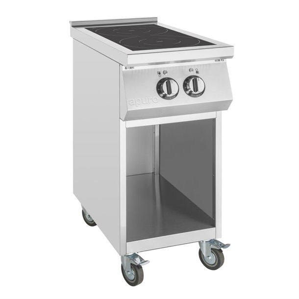 Apuro Freestanding 2 Zone Induction Hob: CU487-A