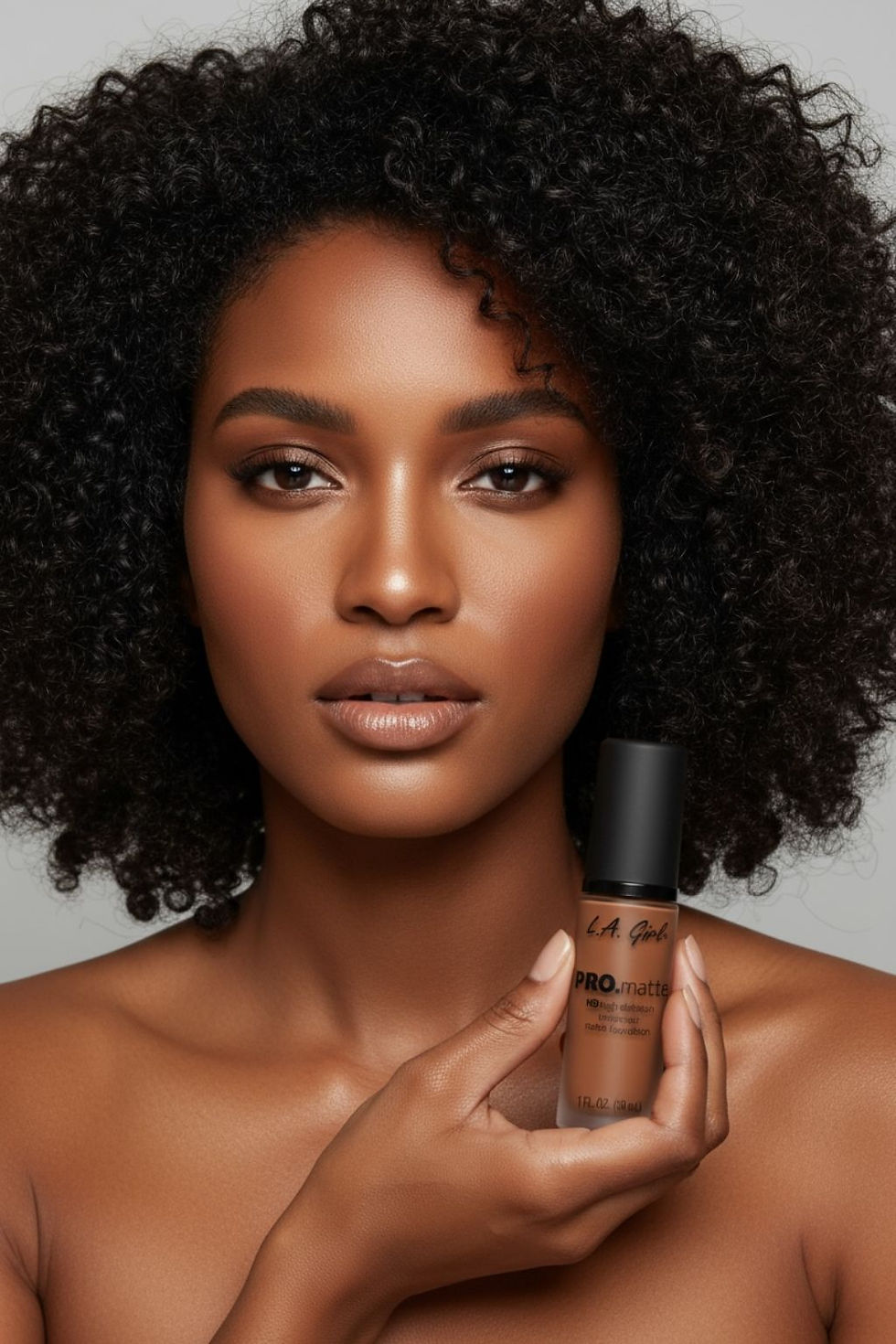 femme appliquant le fond de teint matifiant femme Pro.Matte