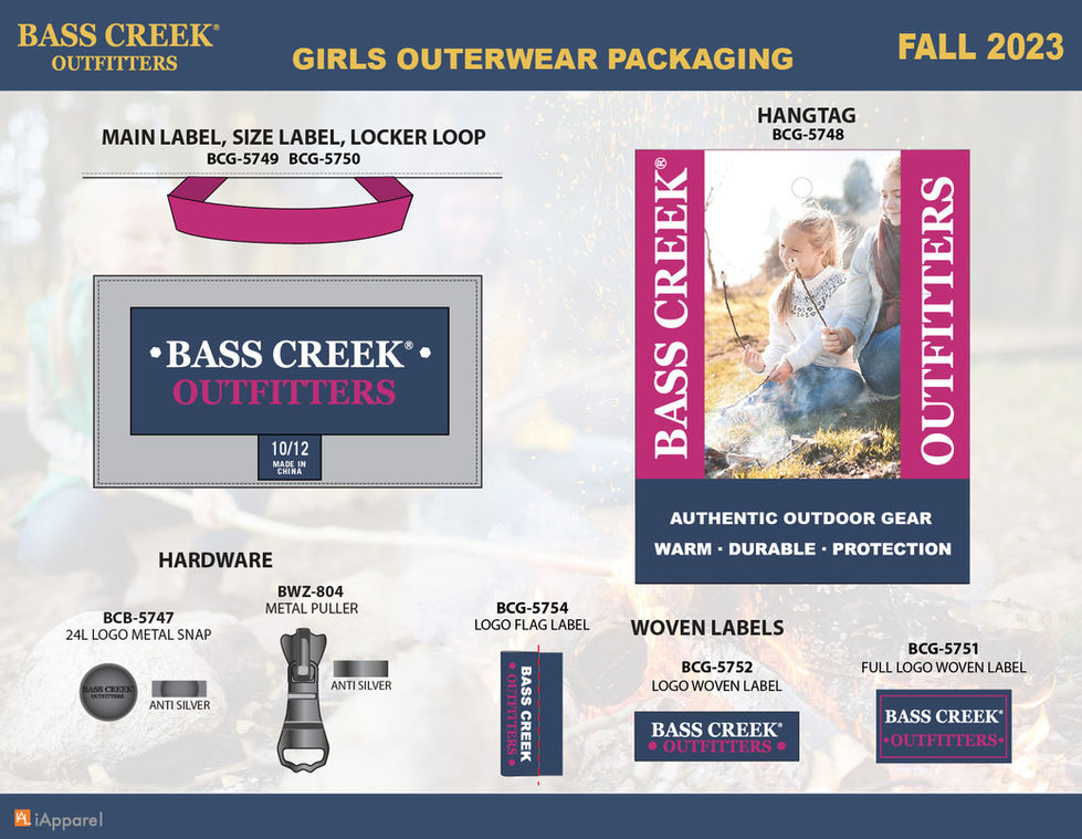 BASSCREEK GIRLS TRIMS