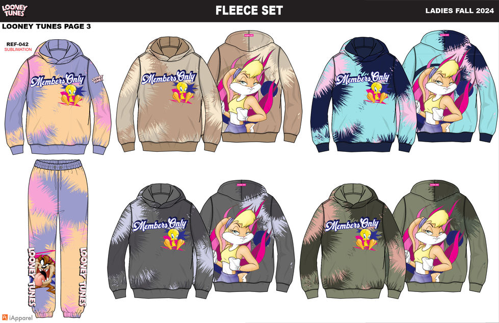 FLEECE SET 4 rev COLORS