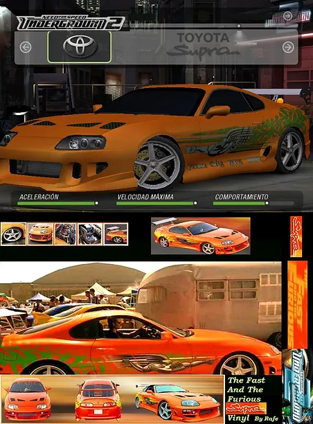 Nfs Underground 2 Brain Car Toyota Supra