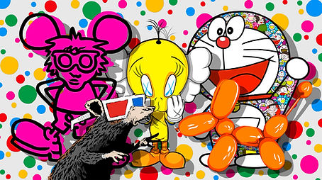 Sovereign post-digital narrative painting titled 'FRIENDS' (2026) by MR SAVETHEBRAIN, a cornerstone of the 'La Grande Beffa' movement and the Venetian Neo Pop Revolution. Part of the LOVE IS EVERYTHING Art Collection, this original edition (1/8) is a museum-standard archival pigment print on 410 g/m² canvas with a certified 200-year longevity and high-gloss finish. Hand-signed and documented by Officina dell’Arte, Venice.