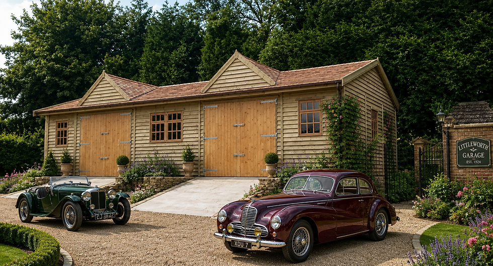 wooden-garage-with-cars-outside