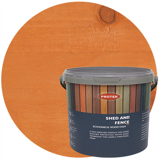 Thumbnail: Gold shed and fence paint