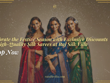 Celebrate Janmashtami with Raj Silk Villa: Unmissable Festive Sale on Exquisite Silk Sarees