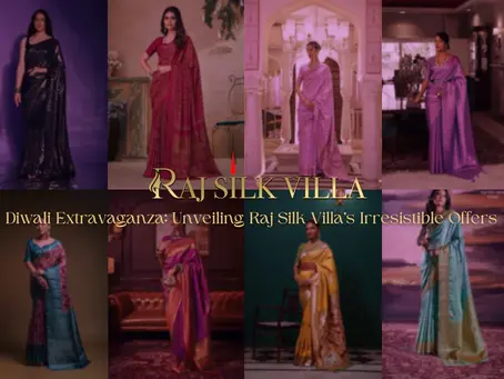 Diwali Extravaganza: Unveiling Raj Silk Villa's Irresistible Offers, Discounts, and Worldwide Shippi