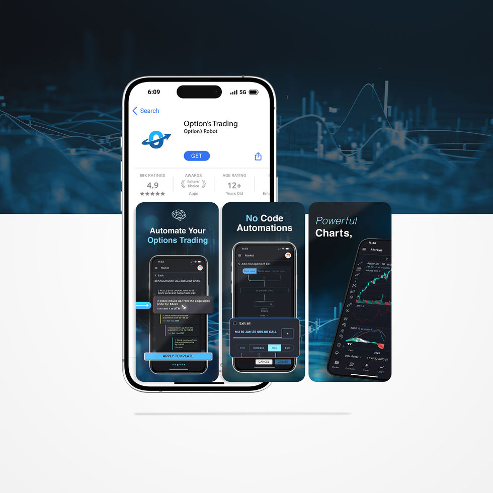 Option's Robot - App Design