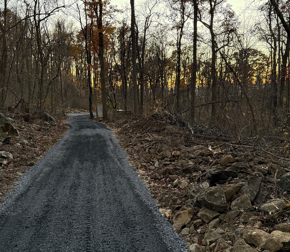 gravel driveway installation in Winchester